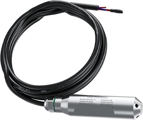 Water Level Sensor 0-5m to 4-20mA 0-10V 0-5V 304SS Water Level Sensor Transmitter RS485 Liquid Level Sensor Transmitter(Output RS485,2m Range 4m Cable) in Saudi Arabia