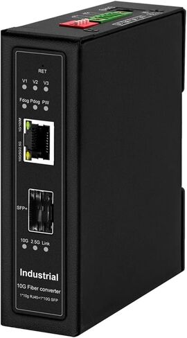 Managed 10G P-O//E Fiber Media Converter 10G P-O//E or Non with 10G s-f.p Industrial Managed Switch(POE BT) in Kuwait