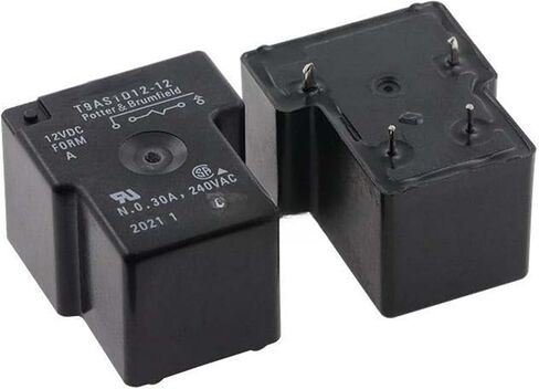 5PCS T9AS1D12-12 12VDC T9AS1D12-24 24VDC 4-pin 30A Relay (Size : T9AS1D12-12) in Saudi Arabia