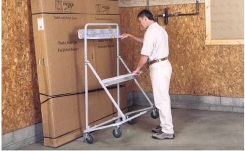 مستودع باب نافذة Dolly Model 4824D | 500 رطل السعة | بناء الصلب | إطار قابل للتعديل in Kuwait