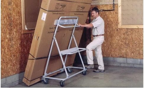 مستودع باب نافذة Dolly Model 4824D | 500 رطل السعة | بناء الصلب | إطار قابل للتعديل in Kuwait