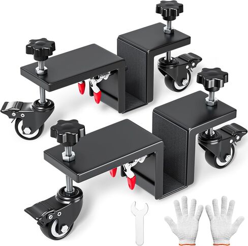 Door Installation Dolly - 2 Pcs Door Installation Tool Kit Heavy Duty Door Board Dolly for 1-3/8" to 2-1/4" Door Installation Tools for Pre Hung Door Lifter Up to 1000 Lbs in Saudi Arabia