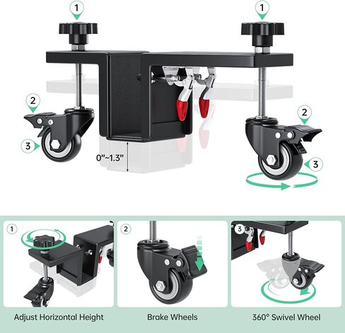 Door Installation Dolly - 2 Pcs Door Installation Tool Kit Heavy Duty Door Board Dolly for 1-3/8" to 2-1/4" Door Installation Tools for Pre Hung Door Lifter Up to 1000 Lbs in Saudi Arabia