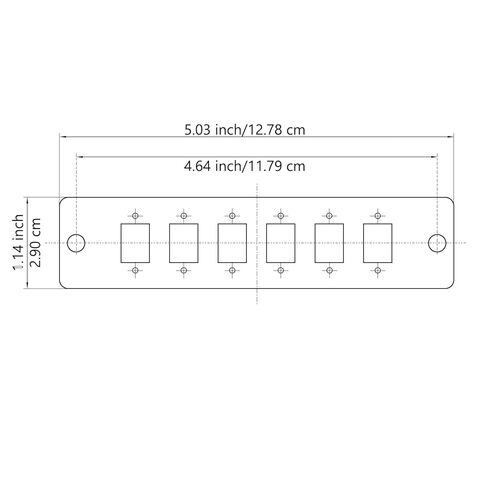 لوحة تصحيح الألياف البصرية ، 6 Simplex SCAPC Singlemode Green Fiber Optic Acpler ، 6 منافذ الألياف (3 عبوات) in Kuwait