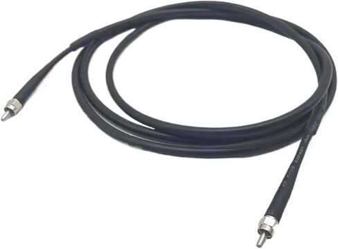 SMA905 Plastic Fiber Optic Jumper 1000um 1mm core 6.0mm Outer Jacket POF Patch Cord 1m 2m 3-m 4m 5m 1 Piece(Orange/Black) in Saudi Arabia