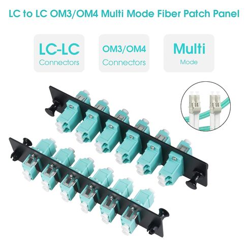 لوحة تصحيح الألياف البصرية ، 6 Simplex SCAPC Singlemode Green Fiber Optic Acpler ، 6 منافذ الألياف (3 عبوات) in Kuwait