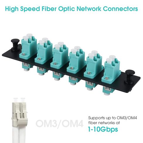 لوحة تصحيح الألياف البصرية ، 6 Simplex SCAPC Singlemode Green Fiber Optic Acpler ، 6 منافذ الألياف (3 عبوات) in Kuwait