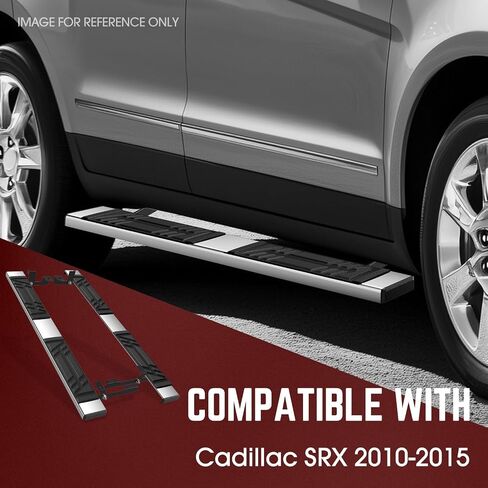 DNA MOTORING 6.5 Inches Flat Board Side Steps Running Boards Compatible with Cadillac XT6 2020-2025, STEPB-U-XT620-T1 in Saudi Arabia