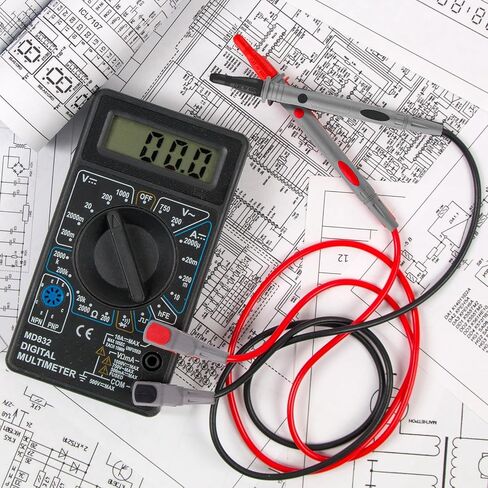 6PCS Multimeter Testive Test Leads Kit ، خيوط اختبار المكونات الموز مع مسبار الإبرة ، مجموعة خيوط متعددة المقاطع مع مقاطع التمساح 2MM و 4 مم لمجموعة اختبار القياس الكهربائي الرقمي Multimeter in Saudi Arabia