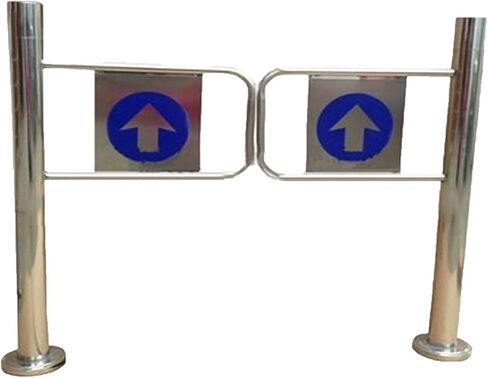 بوابة باب تأرجح تلقائية من الفولاذ المقاوم للصدأ ، تصميم يدوي في اتجاه واحد لمحلات السوبر ماركت ، المصانع ، الحدائق ، المدارس-حل دخول ممر 50 × 97 سم in Kuwait