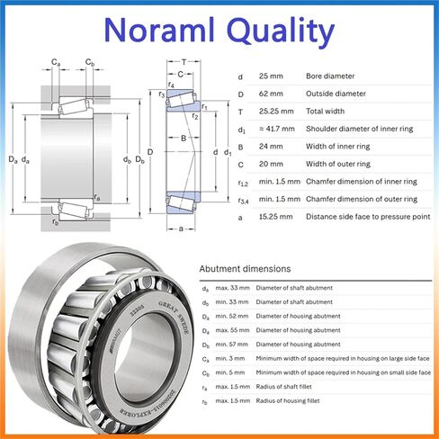 1Pcs Bearing 32010X 32305 Tapering Bearing(32010X) in Saudi Arabia