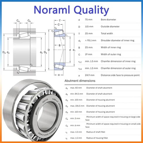 1Pcs Bearing 32015X 33112 Tapering Bearing(33112) in Saudi Arabia