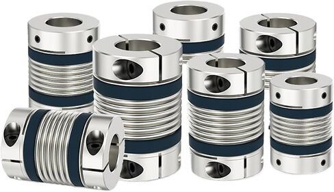 اقتران رمح LB D20L30/34 BELLOWS محرك مرن مقرنة الألومنيوم مرونة عالية CARNING 3D in Saudi Arabia