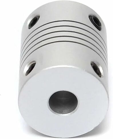 5pcs D19L25 رمح اقتران الألومنيوم مرن الفك 8mm اقتران مرنة لموصل محور z محور السهول in Saudi Arabia
