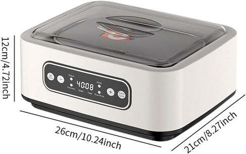 صانع الزبادي الأوتوماتيكي مع 9 أكواب من الفولاذ المقاوم للصدأ ، وشاشة تعمل باللمس متعددة الوظائف ، والتحكم في درجة الحرارة ، و 8-12 ساعة توقيت in Kuwait