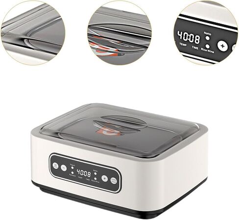 صانع الزبادي الأوتوماتيكي مع 9 أكواب من الفولاذ المقاوم للصدأ ، وشاشة تعمل باللمس متعددة الوظائف ، والتحكم في درجة الحرارة ، و 8-12 ساعة توقيت in Kuwait