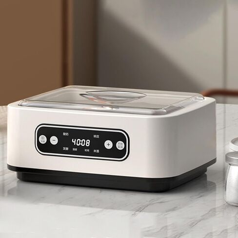 صانع الزبادي الأوتوماتيكي مع 9 أكواب من الفولاذ المقاوم للصدأ ، وشاشة تعمل باللمس متعددة الوظائف ، والتحكم في درجة الحرارة ، و 8-12 ساعة توقيت in Kuwait