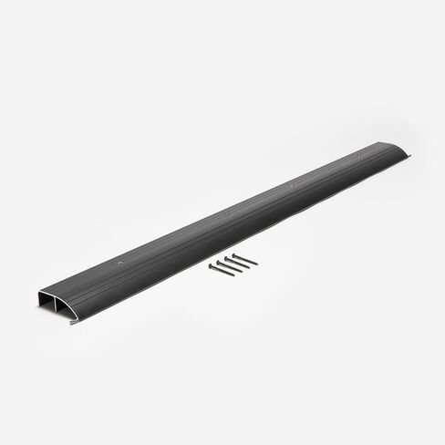 Premium Quality Aluminum Threshold - High Bumper/High Dome Threshold with Different Heights and Size + Easy Accessible for Residential/Commercial Use Simple Installation (Black, 36 inch Short) in Saudi Arabia