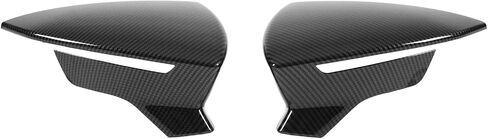 Side Mirror Cover, Rear View Mirror Cover, Wing Mirror Cap Replacement, Smooth Texture, with Improving Aerodynamic Performance, Wing Mirror Cap Replacement (Glossy Black) in Saudi Arabia