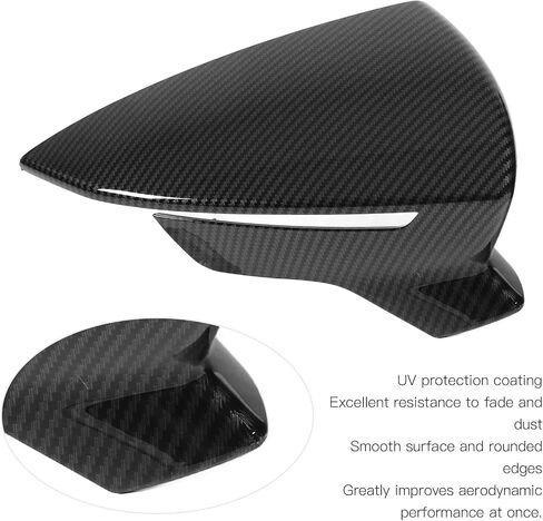 Side Mirror Cover, Rear View Mirror Cover, Wing Mirror Cap Replacement, Smooth Texture, with Improving Aerodynamic Performance, Wing Mirror Cap Replacement (Glossy Black) in Saudi Arabia