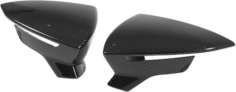 Side Mirror Cover, Rear View Mirror Cover, Wing Mirror Cap Replacement, Smooth Texture, with Improving Aerodynamic Performance, Wing Mirror Cap Replacement (Glossy Black) in Saudi Arabia