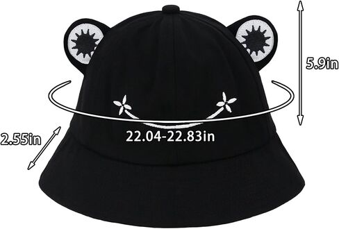 Haoohu 5 Pieces Frog Hat Adults Frog Bucket Hat Travel Beach Festival Summer Sun Hat Dress up Party Animal Headwear in Kuwait