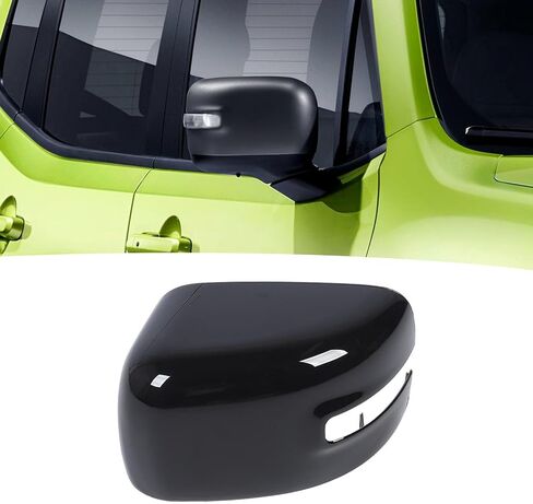 Side Mirror Cap Cover Black, Weatherproof Rearview Mirror Cover, Scratch Resistant Side Rearview Wing Mirror Cap for Renegade 2015 to 2019 (Left 5UW77TZZAA CH1326103) in Saudi Arabia