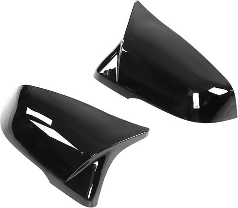 2pcs Side Rearview Mirror Cover L Right Glossy Black ABS Door Mirrors Replacement for A90 2018?2021 Workman an Anti Transparent Coating These Door Mirror Are Side Rearview in Saudi Arabia