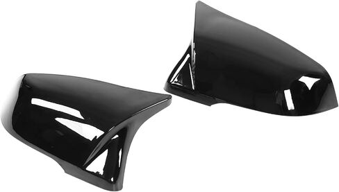 2pcs Side Rearview Mirror Cover L Right Glossy Black ABS Door Mirrors Replacement for A90 2018?2021 Workman an Anti Transparent Coating These Door Mirror Are Side Rearview in Saudi Arabia