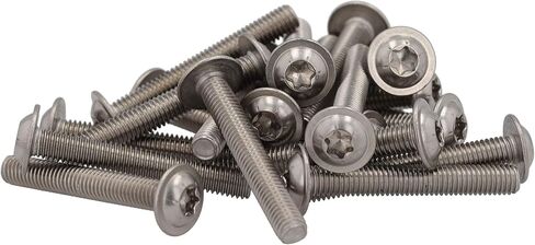 (25pcs) Belmetric M5x10 Torx Button Fill ISO 7380-2 Metric Macher مع TX-25 in Kuwait