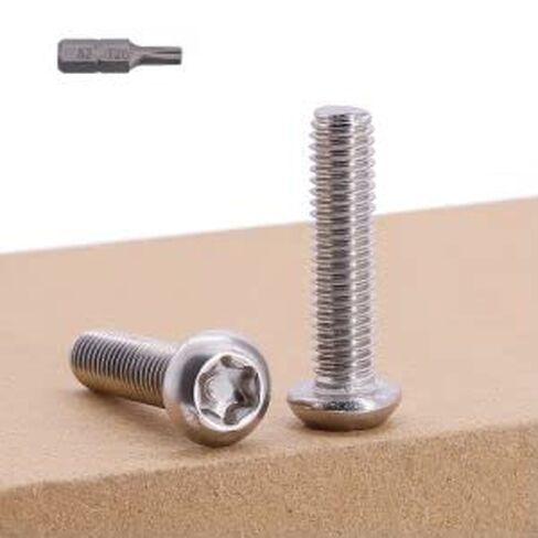 M8-1.25 × 45 مم (15 قطعة) رأس مسامير آلة أمان Torx رأس البراغي ، بت من بينها ، 304 الفولاذ المقاوم للصدأ 18/8 ، البراغي المقاومة للعبث ، الخيط الكامل in Saudi Arabia