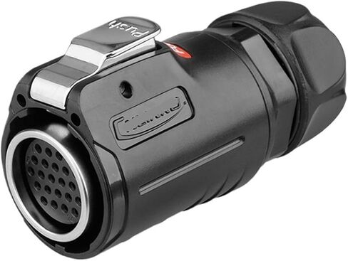 LP-24 Signal Connector 24 core Multi-PIN Industrial Waterproof Aviation Plug Socket Multi-core Aviation Plug(Flange Reverse Installation) in Saudi Arabia