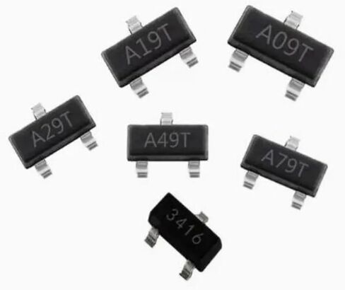 100PCS AO3400 3401 3402 3404 3405 3406 3407 30V SMD SOT23 MOS FET SCREENT A09T A19T A29T (AO3404) in Saudi Arabia