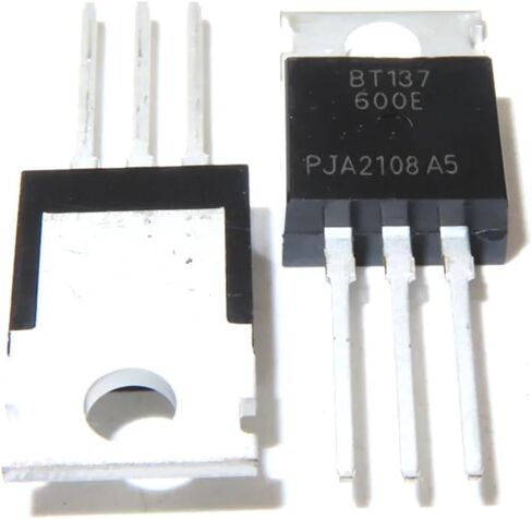 10PCS BT137 136 138 139-800E-600E 800G in-line TO-220 Triac(BT137-600E) in Saudi Arabia