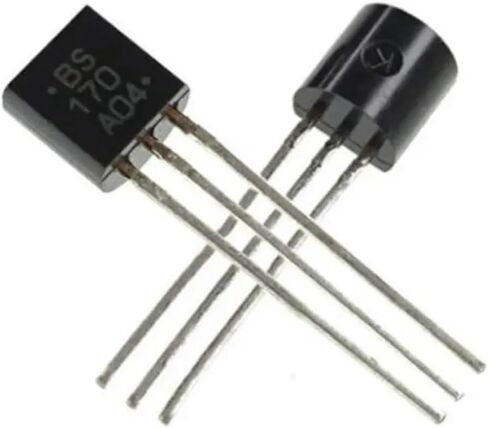 20PCS BS170 0.5A 60V Low Power Transistor Inline TO-92 in Saudi Arabia