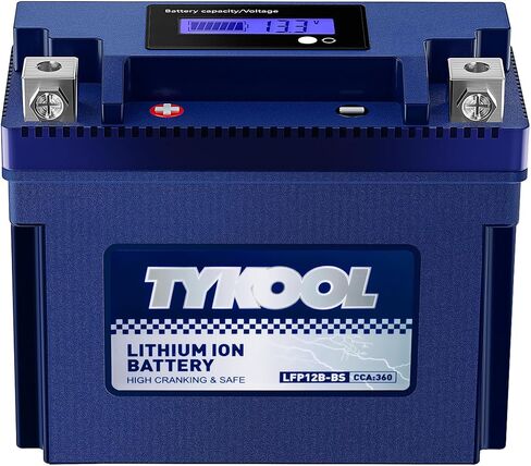 YT12A-BS 360CCA ، 3x cranking amps ، 5x Life ، بطارية دراجة نارية LifePo4 عالية الأداء ، تناسب 1000cc Aprillia و Suzuki ، Husqvarna 701 Vitpilen ، KTM Adventure و Duke ، People GT Scooter in Kuwait