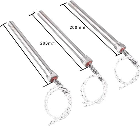 1pcs سخان خرطوشة 1/2''''ELECTRIC HUNTER 24V/36V/48V/60V/72V عنصر تسخين المياه 500W/800W/1000W SUS304 (48V ، 1000W) in Kuwait