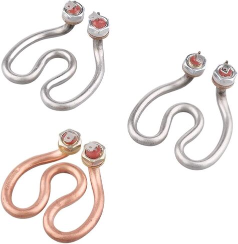 1pcs 220v Tubular Immersion Heating Element for Kettle SUS/Copper Shaped Heating Tube for Coffee Electric Immersed Heater 500w/600w(SUS304 600W) in Saudi Arabia