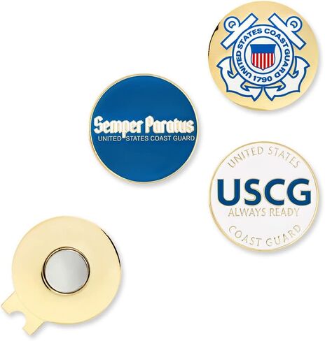 PinMart’s Officially Licensed United States Pack of 3 Magnetic Golf Ball Markers and Hat Clip - Golf Accessories for Men and Women - Ball Markers and Hat Clip with Magnet for Hats in Saudi Arabia
