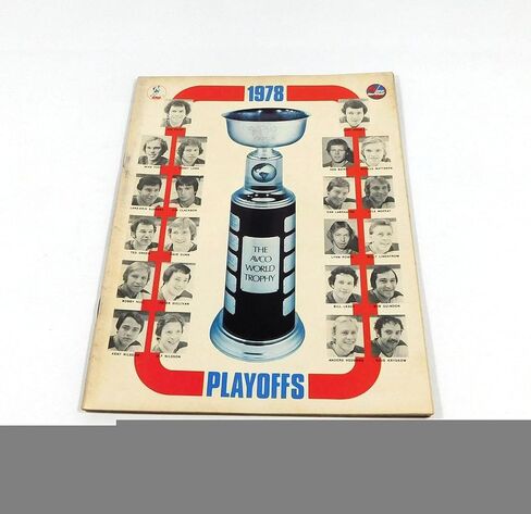 1977-78 Birmingham Bulls vs Winnepeg Jets WHA Hockey Playoff Program - NFL Programs in Kuwait