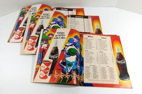# Lot of (5) 1969 Assorted NFL Football Programs Packers 49ers Lions++ - NFL Programs in Saudi Arabia