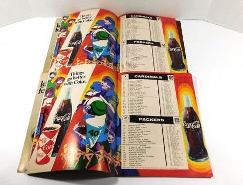 # Lot of (5) 1969 Assorted NFL Football Programs Packers 49ers Lions++ - NFL Programs in Saudi Arabia