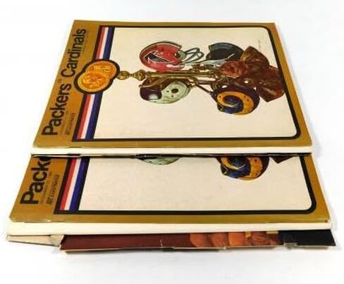 # Lot of (5) 1969 Assorted NFL Football Programs Packers 49ers Lions++ - NFL Programs in Saudi Arabia