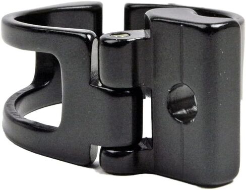 Omni Racer Worlds أخف سبيكة Derailleur Braze-On Adapter Clamp: 28.6mm متوافق مع Shimano ، Sram ، Campagnolo: Black 28.6mm in Kuwait