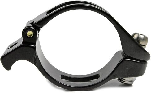 Omni Racer Worlds أخف سبيكة Derailleur Braze-On Adapter Clamp: 28.6mm متوافق مع Shimano ، Sram ، Campagnolo: Black 28.6mm in Kuwait