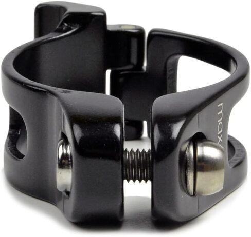 Omni Racer Worlds أخف سبيكة Derailleur Braze-On Adapter Clamp: 28.6mm متوافق مع Shimano ، Sram ، Campagnolo: Black 28.6mm in Kuwait