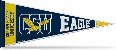 Rico Industries NCAA Coppin State Eagles 12" x 30" Felt Wall Décor Pennant - Great for Home/Bed Room/Man Cave Décor in Saudi Arabia