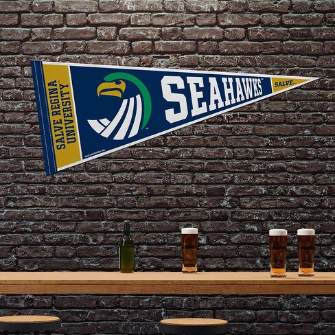Rico Industries NCAA Salve Regina Seahawks 12" x 30" Felt Wall Décor Pennant - Great for Home/Bed Room/Man Cave Décor in Saudi Arabia
