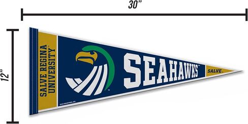Rico Industries NCAA Salve Regina Seahawks 12" x 30" Felt Wall Décor Pennant - Great for Home/Bed Room/Man Cave Décor in Saudi Arabia