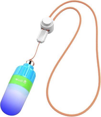 WINDFIRE Scuba Dive Signal Lights Night Diving Flashing Marker Lamp, High Visibility Diving Tank Light Mini Dive Beacon with Flashing and Constant Modes for Underwater Diving(Blue) in Saudi Arabia